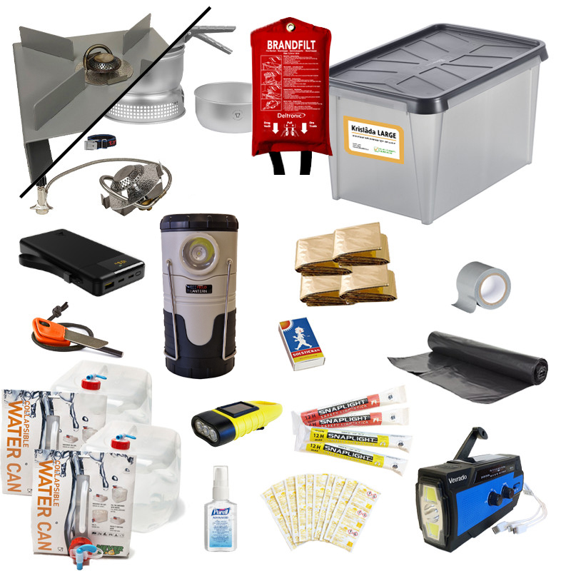 Krislåda LARGE med SPISA eller Trangia 25-1 UL kök